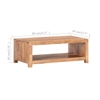 Picture of Solid wood sheesham opera coffee table