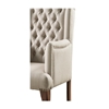 Picture of Bergère armchair in Beige fabric - PARUNA