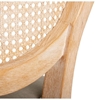 Picture of CLASSICO natural woven wood and fabric chair