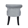 Picture of Retra velvet stool with backrest