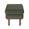 Picture of Alva green velvet stool / footrest