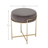 Picture of Madeleine stool with metal frame