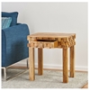 Picture of Ward Solid Wood Side Table In Natural Finish