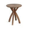 Picture of Round Wood Side Table, 20x20x25, Natural