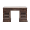 Picture of Desk with 3 drawers and 2 doors in solid Teak - BALI II