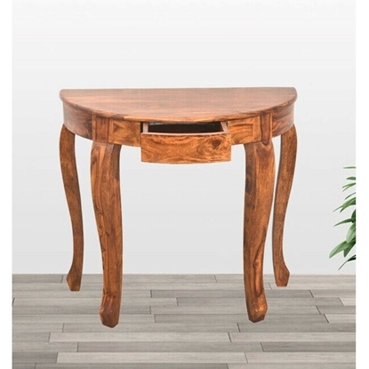 Picture of Sheesham Wood Semi Circular Console Table