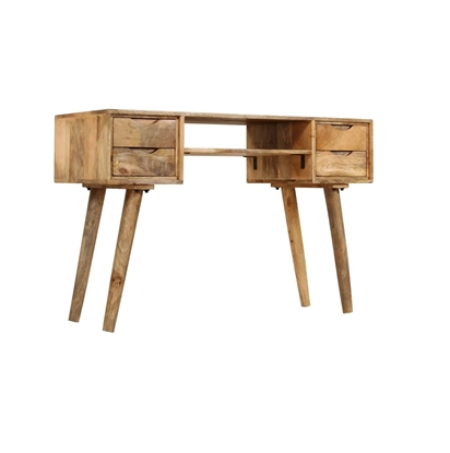 Picture of vidaXL Writing Desk Solid Mango Wood 45.3"x18.5"x30"