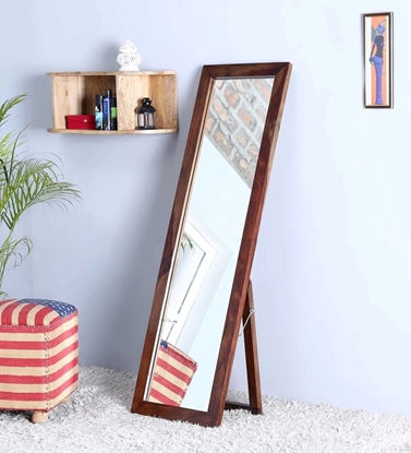 Picture of Full Length Mirror in Brown colour