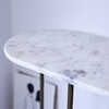 Picture of Console table with Marble top on Metal frame