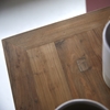 Picture of Solid teak wood console with 3 drawer