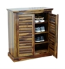 Picture of Solid Wood Shoes Rack | Shoes Rack with Door | Sheesham Wood, Brown Finish