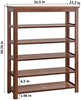 Picture of 6 Tier Tall Shoe Rack, Stable Shoe Shelf, Shoe Organizer Racks for Entryway Hallway Living Room Bedroom