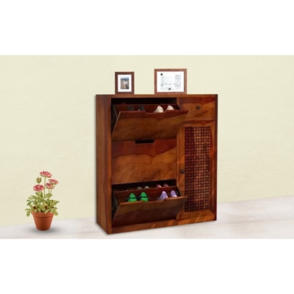 Picture of Sheesham Wood Shoe Rack