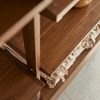 Picture of Wall - Solid Teak wood  Double bookcase