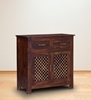 Picture of Solid Wood Two Door Sideboard in Provincial Teak Finish