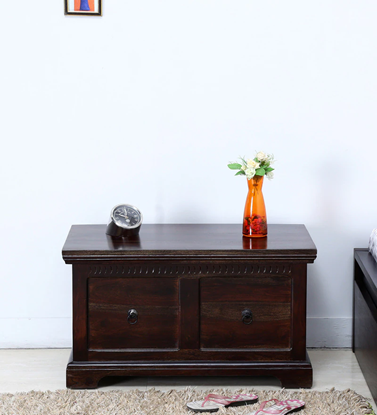 Picture of Solid Wood Trunk in Warm Chestnut Finish