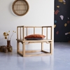 Picture of Armchair in Solid Wood Acacia