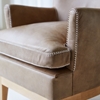 Picture of Rama - armchair in solid oak and cheyenne leather