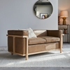 Picture of Yaman -  Sofa in acacia wood and leather