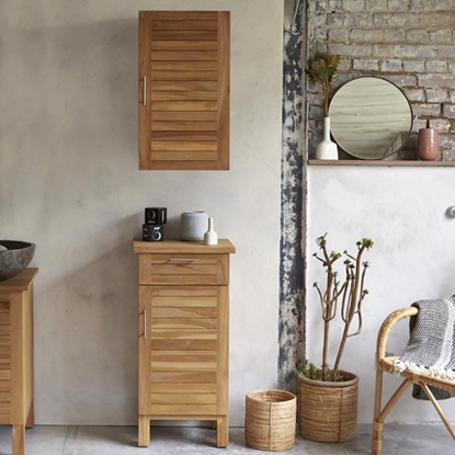 Picture of Zyva - Solid teak bathroom furniture set