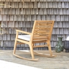 Picture of Solid teak wood  garden rocking chair