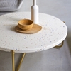 Picture of Rai - Coffee table in marble and metal confetti