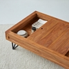 Picture of Drench -  Coffee table with storage in solid acacia wood