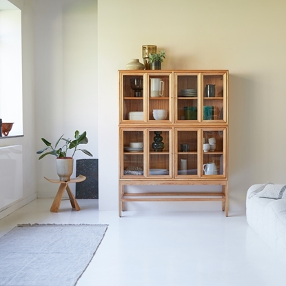 Picture of Garret - double display cabinet from Acacia Wood