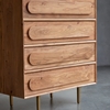 Picture of high chest of drawers made of solid acacia