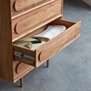 Picture of high chest of drawers made of solid acacia