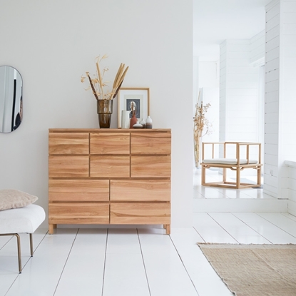 Picture of Solid Acacia chest of drawers