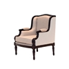 Picture of Arion Hand-Carved Sheesham Wood Frame Classic Accent Armchair