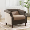 Picture of Solid Wood Handcrafted Upholstered Sofa Armchair