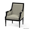 Picture of Solid Wood Upholstered Accent Chair