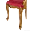 Picture of Sheesham Wood Rococo Style Upholstered Accent Chair