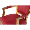 Picture of Sheesham Wood Rococo Style Upholstered Accent Chair