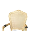 Picture of Rustic Sheesham Wood Louis XV Rattan Arm Chair