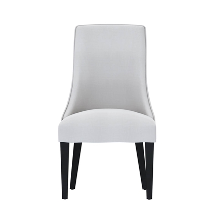 Picture of Solid Wood High Back Upholstered Dining Chair