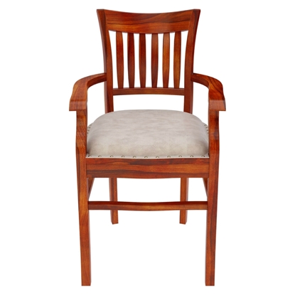 Picture of Rosewood Dining Armchair with Upholstered Seat