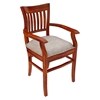 Picture of Rosewood Dining Armchair with Upholstered Seat