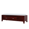 Picture of Solid Sheesham Wood 1 Drawer Bedroom Ottoman