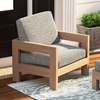 Picture of Solid Teak Wood Outdoor Single Seat Sofa Armchair