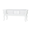 Picture of Solid Wood White Bench