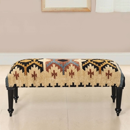 Picture of Terrebonne Handmade Upholstered Bench