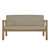 Picture of Solid Wood Outdoor 3 Seater Sofa