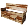 Picture of Solid Wood Sofa Bench w Storage Drawers