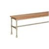 Picture of Solid Wood Iron Industrial Narrow Bench