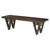 Picture of Solid Wood & Iron 63” Bench