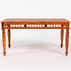 Picture of Rinika Six Seater Dining Set with Bench in Honey Oak Finish