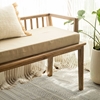 Picture of Mustang Solid Wood Bench In Natural Finish